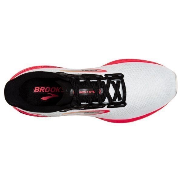 Brooks Launch GTS 10 男 慢跑鞋 競速 跑鞋 透氣 支撐 緩震 灰白 橘 [1104101D410], , large