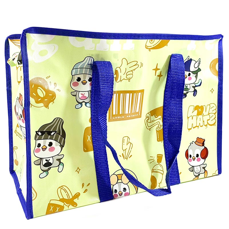 樂企鵝購物收納袋-16吋, , large