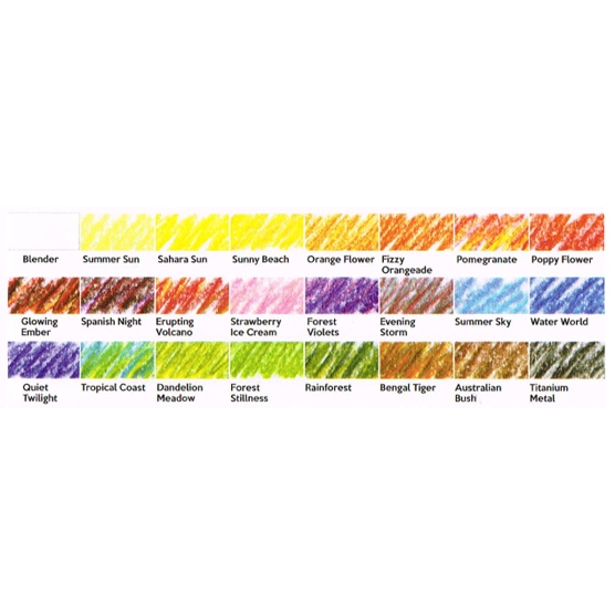 普思AP 三角桿魔術色鉛筆23+1色組(鐵盒裝)K3408024, , large