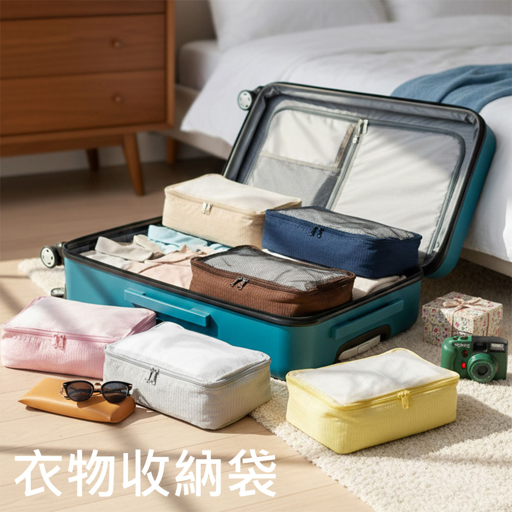 TRAVELMAR Puffy Series Travel Packing Cubes Set (6-Piece), , large