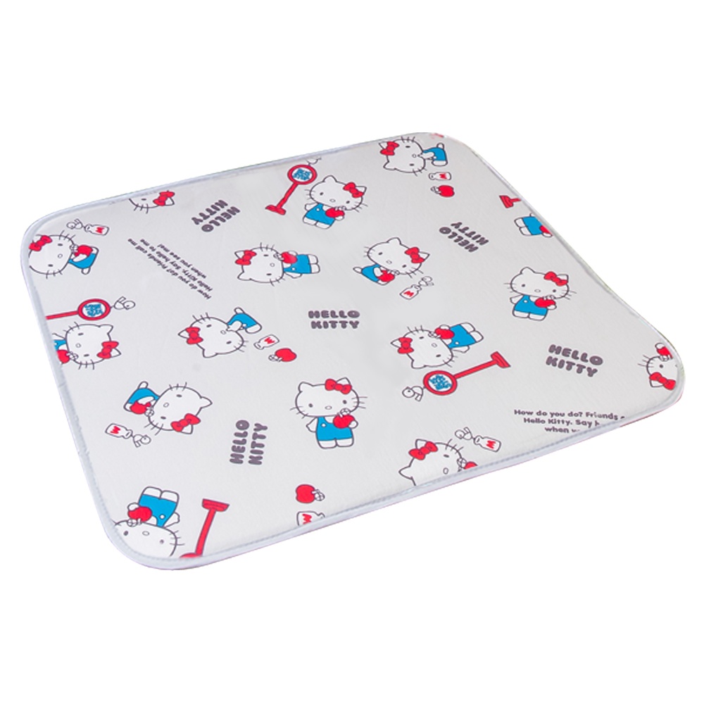 【格藍傢飾】Hello kitty授權涼感空氣坐墊 涼坐墊 3D立體透氣 AIRFit氧活力 座墊, , large