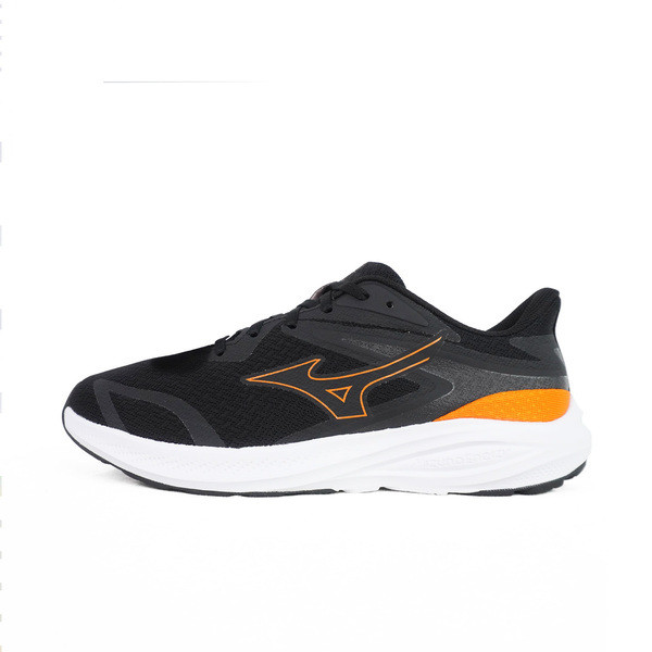Mizuno Enerzy 男 慢跑鞋 寬楦 彈力 支撐 緩震 美津濃 黑 橘 [K1GA241212], , large