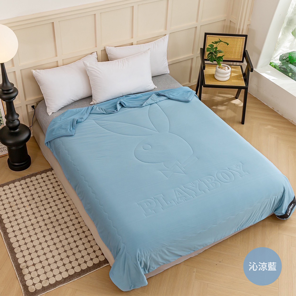 【PLAY BOY】極凍涼感夏日冰冰被(涼被/涼感被/冷氣毯)尊爵灰, , large