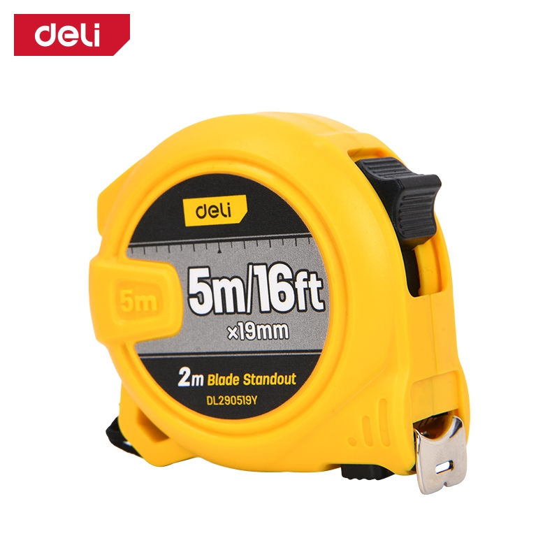 【deli tools】8M Steel Measuring Tape Upgraded Semi-Pro Series, , large