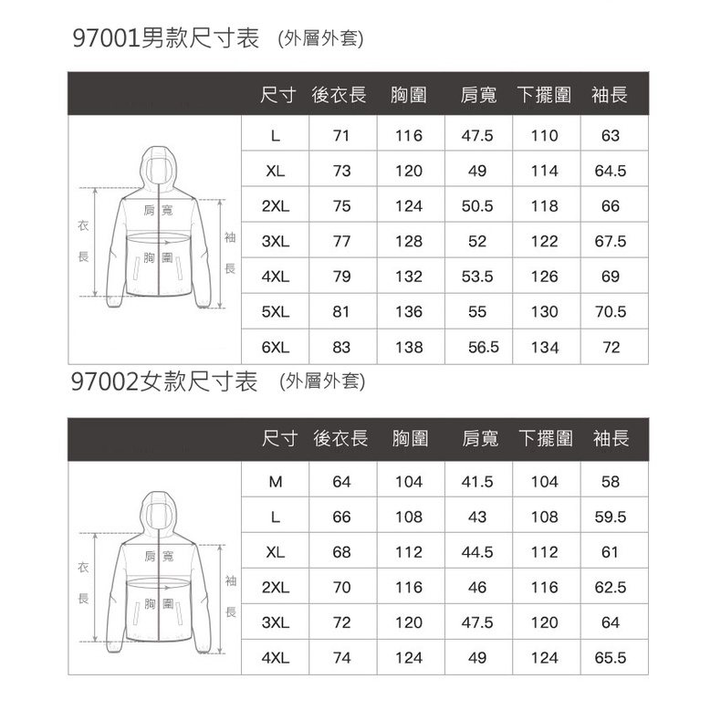 [DZRZVD杜戛地]【零碼出清】【97002女款兩件式外套】上下雙開式主拉鍊 衝鋒衣 印花款, , large