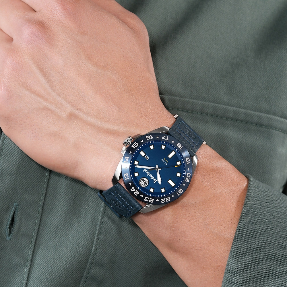 Timberland 天柏嵐 CARRIGAN系列 美式潮流大三針手錶-44mm TDWGB0029403, , large
