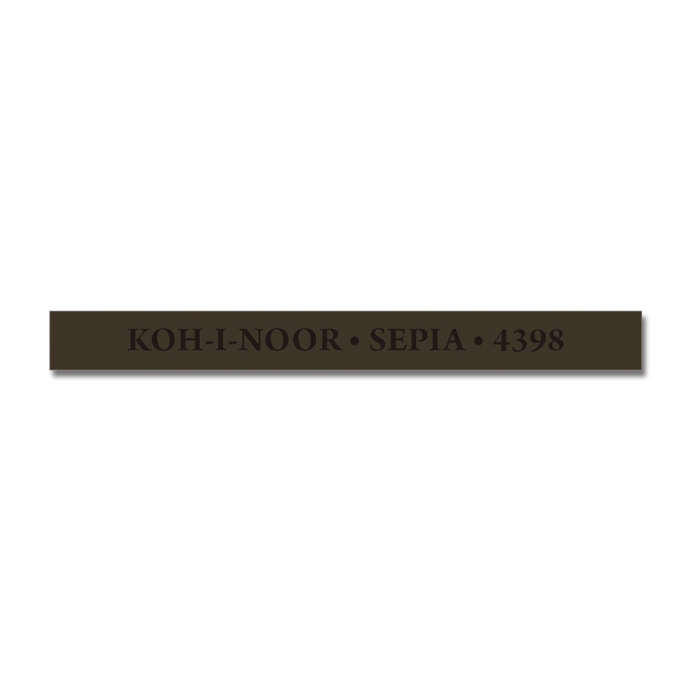 普思AP 【KOH-I-NOOR】方形炭精條-18支/盒深棕色K4398-1盒(18支), , large
