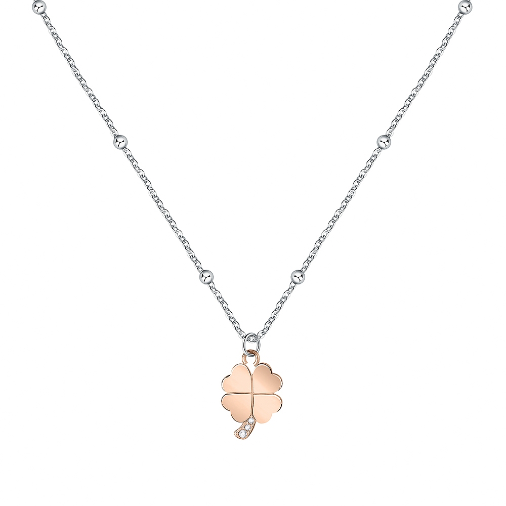 【快速出貨】MORELLATO TALISMANI系列 不鏽鋼 四葉草項鍊 SAUY05, , large