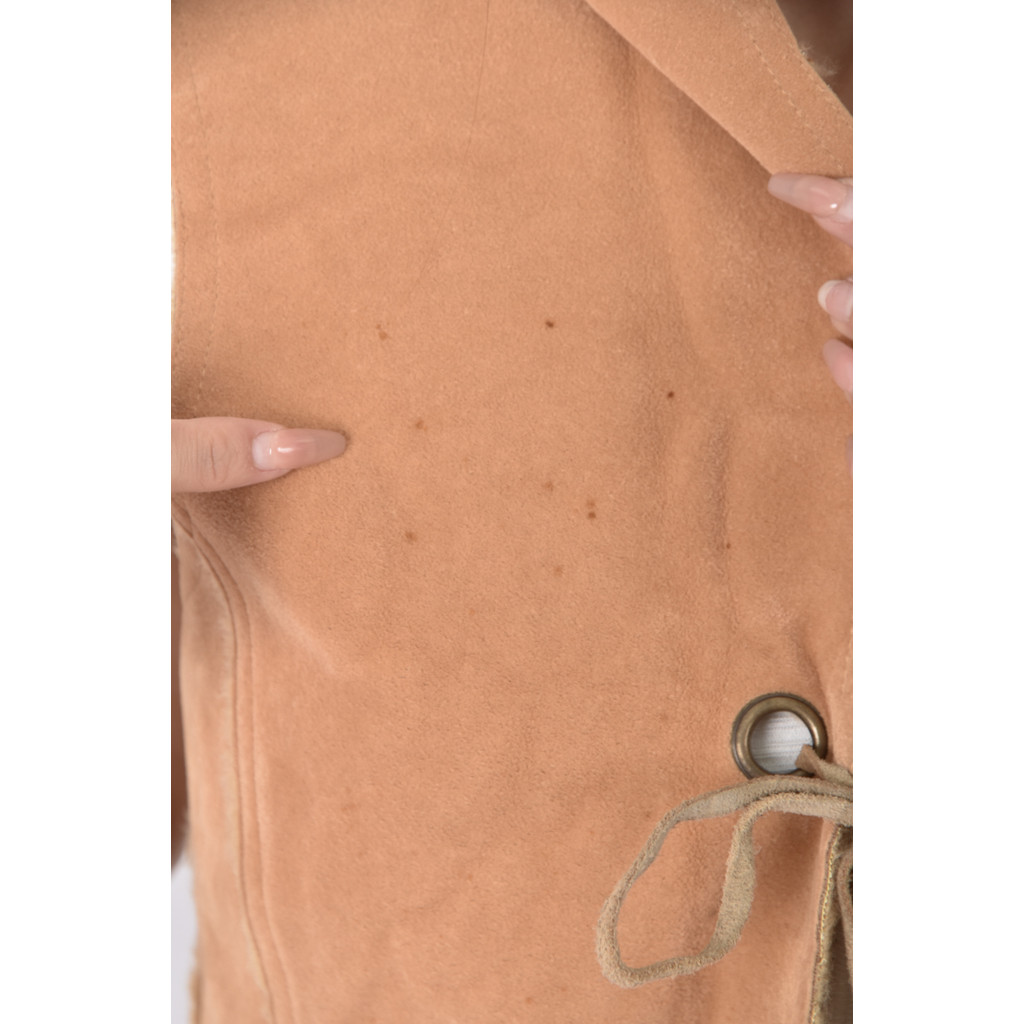 (M) yollese質感素面杏色外套二手衣, , large