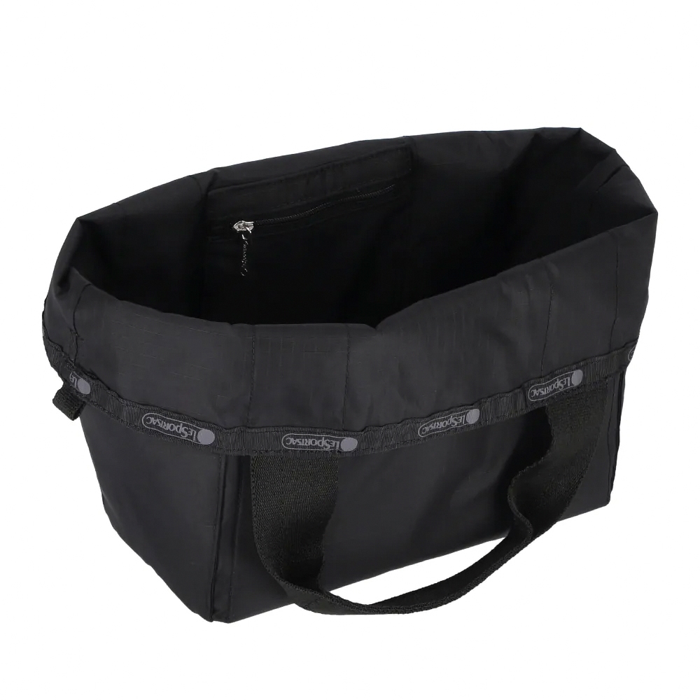 |快速出貨|Lesportsac Small Reversible Pocket Tote 小型雙面托特包 送禮-永恆黑, , large