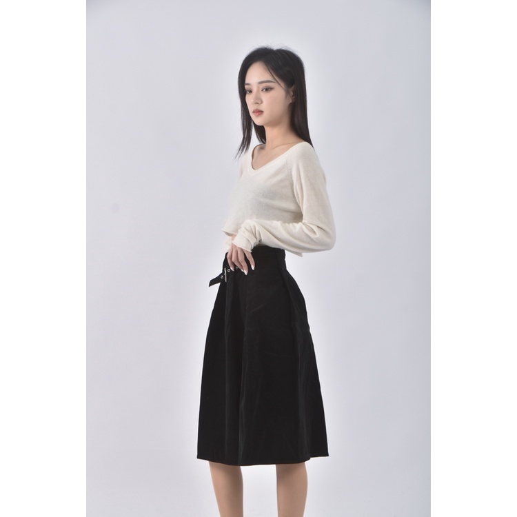(2XL) armani collezioni質感綁帶黑色長裙二手衣, , large