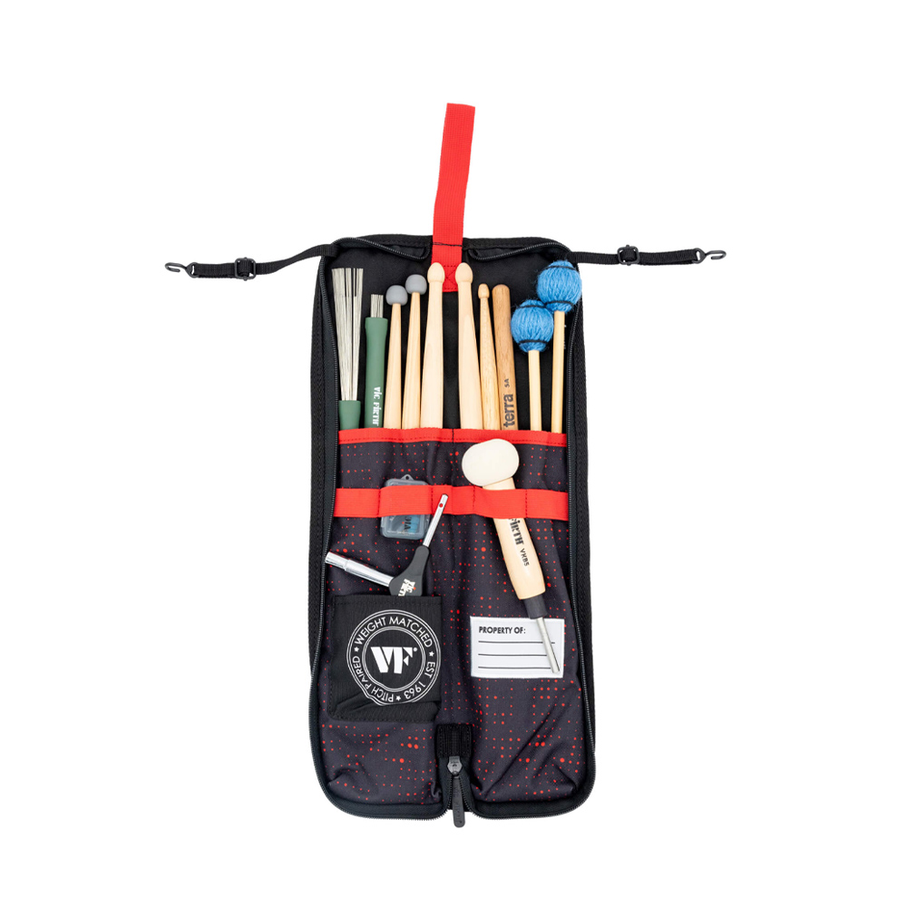 VIC FIRTH VXSB00101 鼓棒袋 黑底紅點款【敦煌樂器】, , large