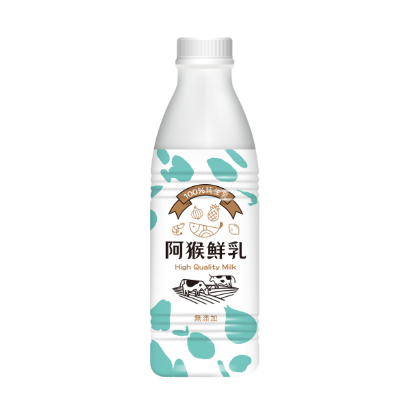 阿猴鮮乳936ml, , large