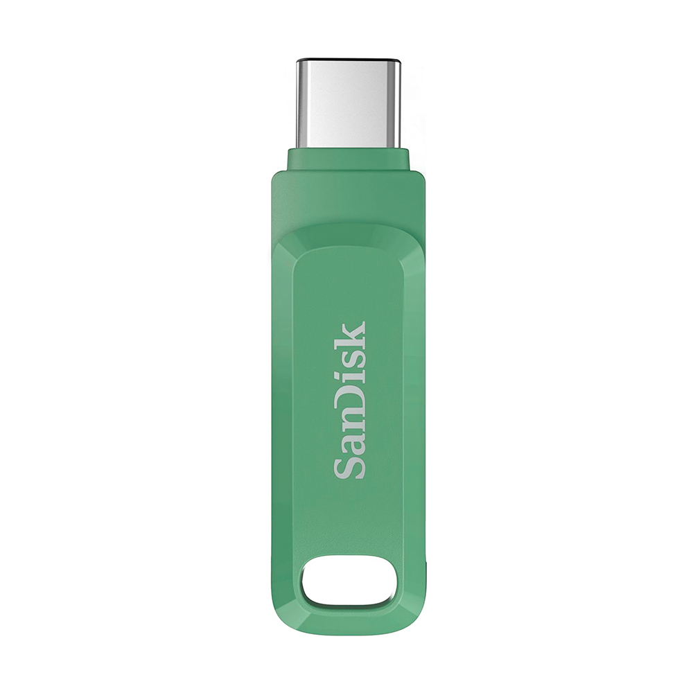 【SanDisk】Ultra GO 2TB 草本綠 TYPE-C USB 3.2 雙用 OTG 旋轉隨身碟 讀取速度 400MB/s, , large