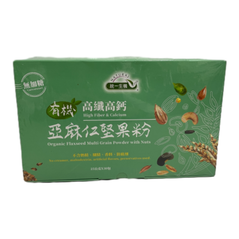 統一生機有機高纖高鈣亞麻仁堅果粉, , large