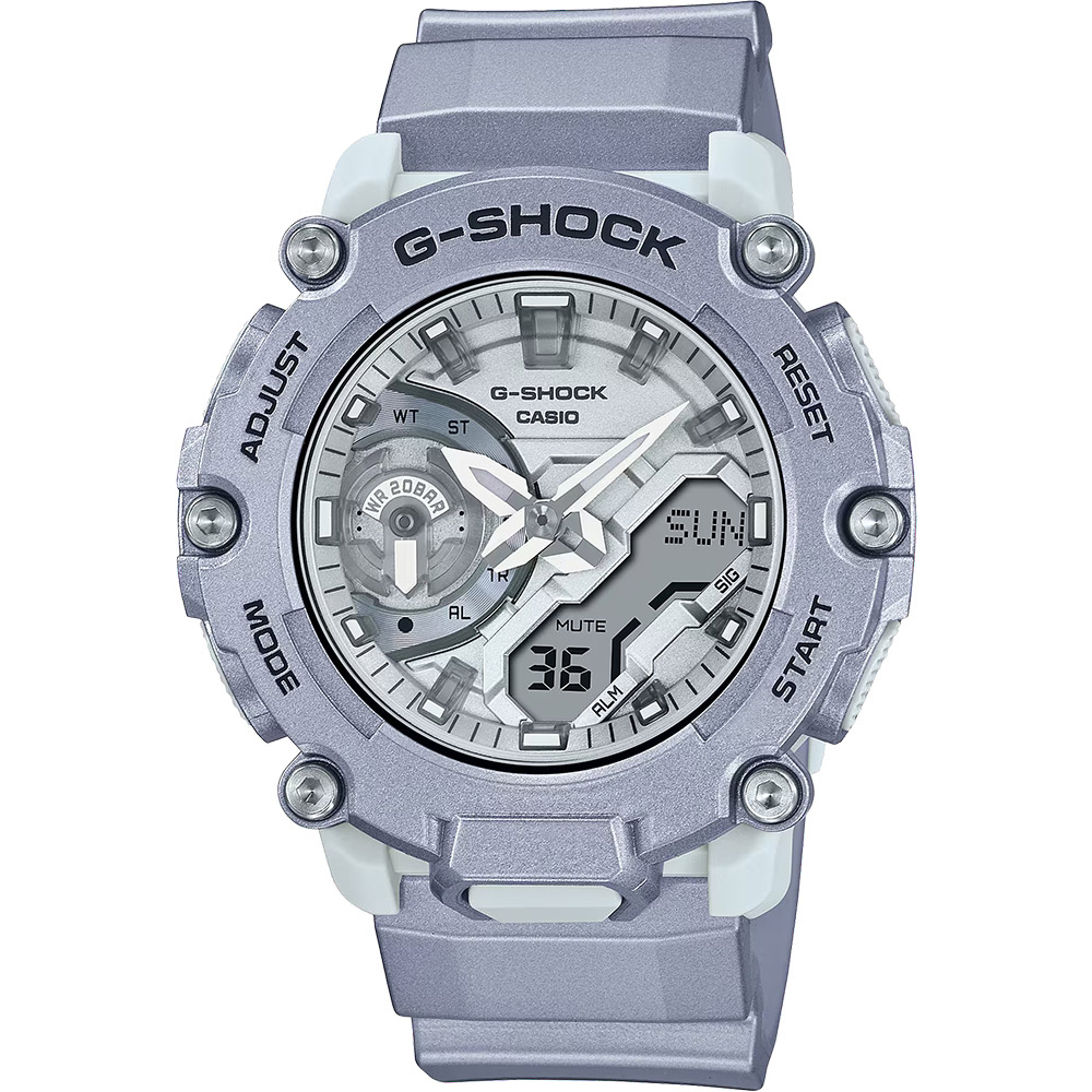 CASIO 卡西歐 G-SHOCK 科幻未來金屬色手錶 GA-2200FF-8A, , large