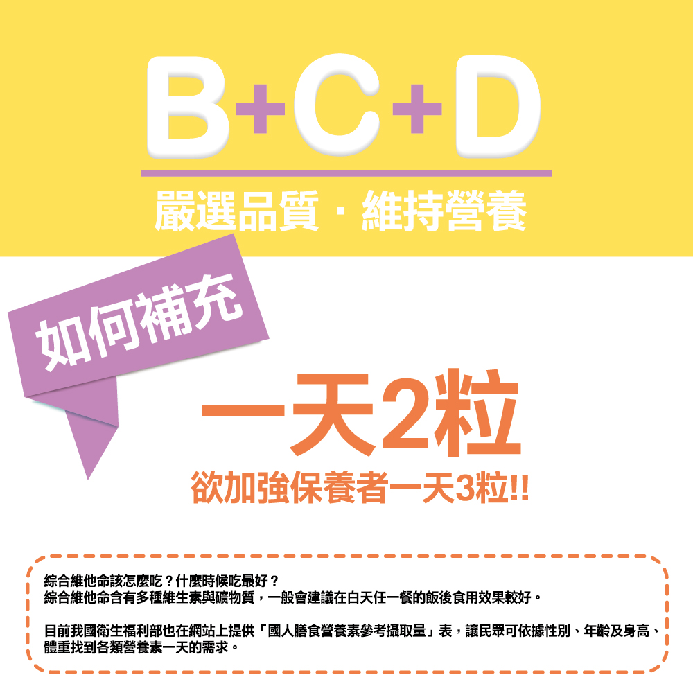 【果利生技】生活保健 VitaminBCD綜合PLUS (60顆/盒), , large