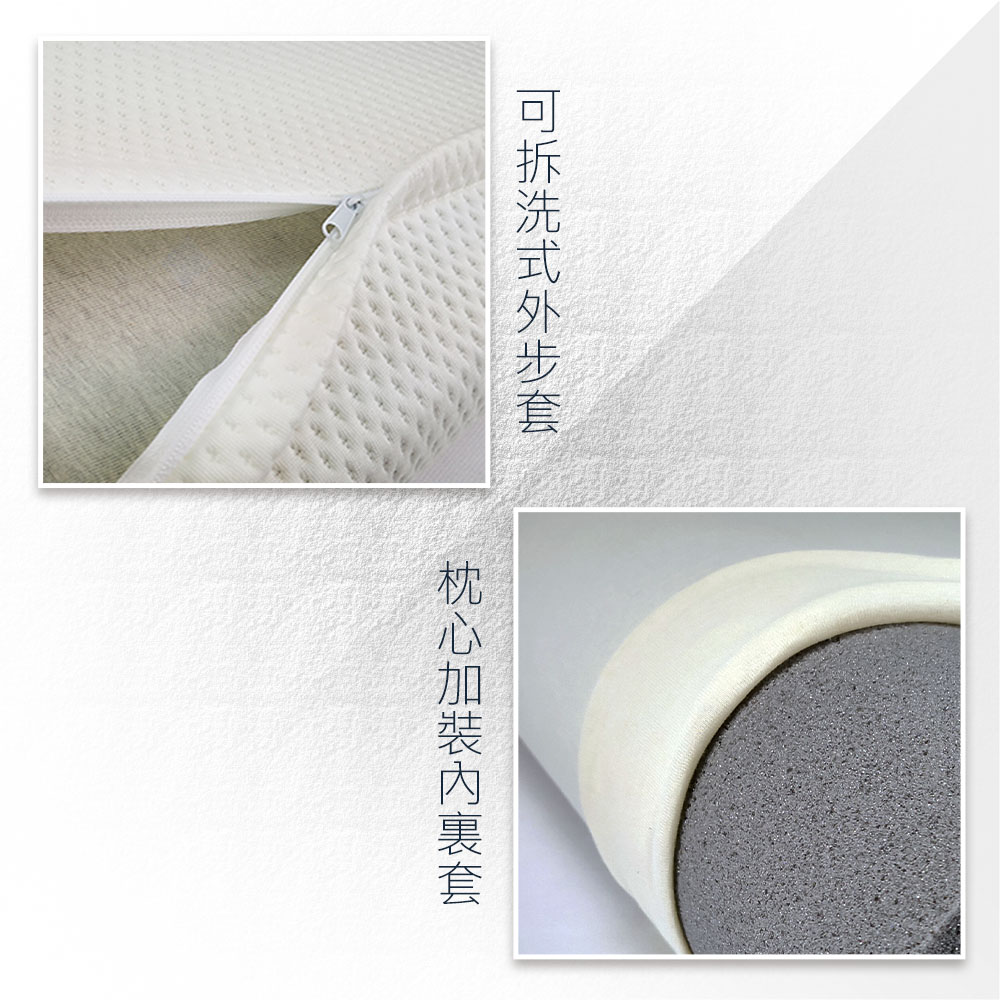 【 Vandino 】備長炭抗菌天絲可調式記憶枕（六種高度可供選擇）贈#1cm側墊片x3, , large