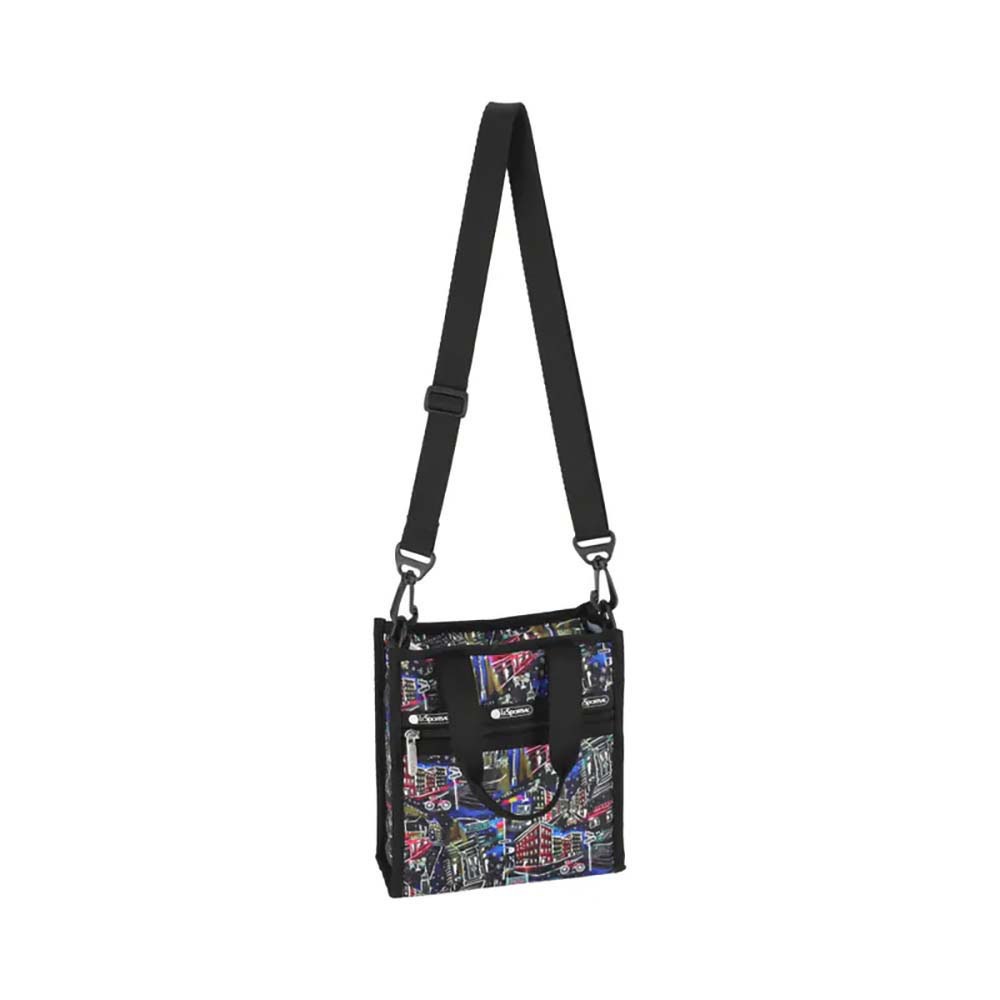 |快速出貨|Lesportsac Mini N/S Tote 日常輕便小方型托特包/ 冬日紐約夜景, , large