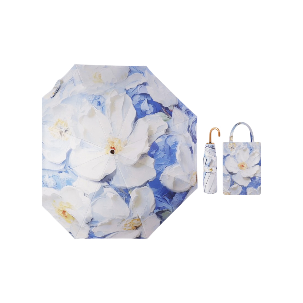 【Besthot】防曬彩膠印花折疊傘, , large