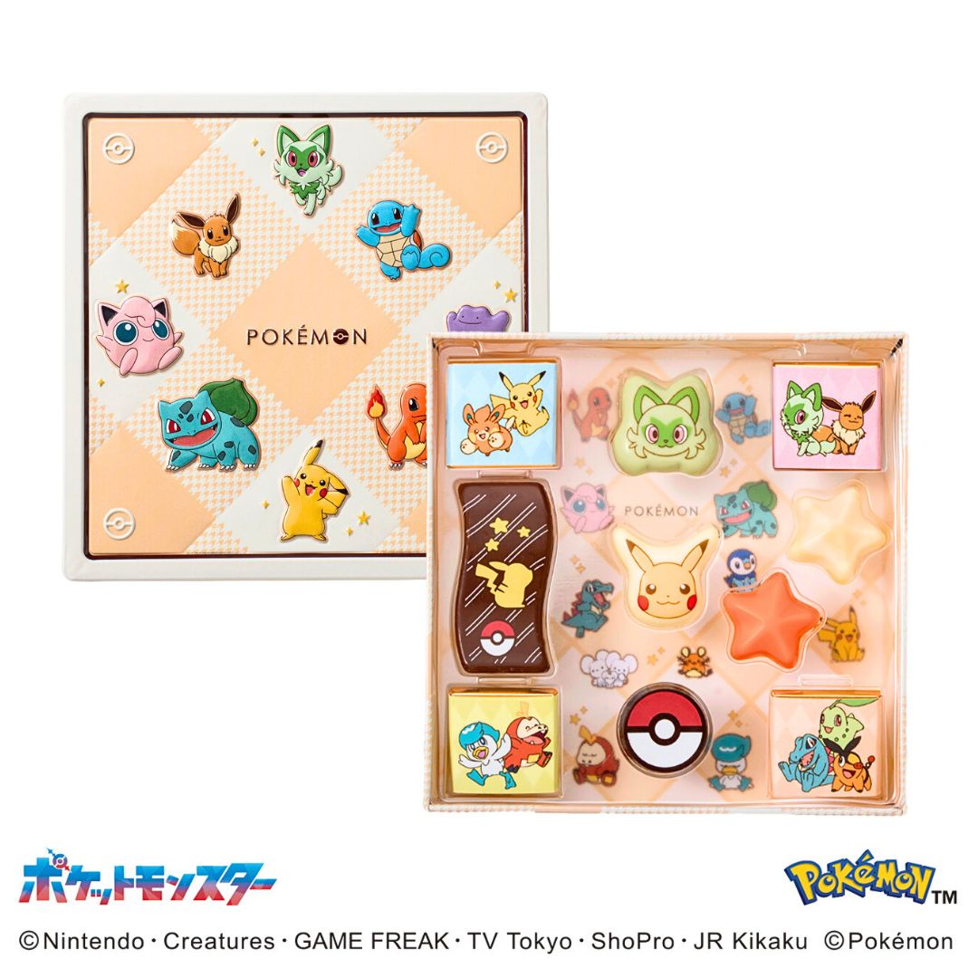 【Shofuuya】Valentine&rsquo;s Day Limited Pok&eacute;mon Shaped Chocolate Gift Box (10 pcs), , large