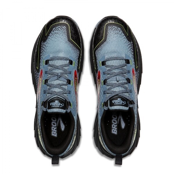 Brooks Cascadia 18 男 慢跑鞋 運動 路跑 避震緩衝象限 穩定 藍黑 [1104262E004], , large