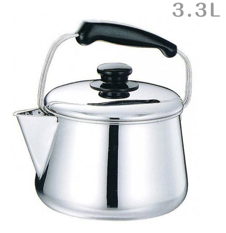 【毓秀堂】本間製作所 仔犬印 Core's不鏽鋼鍋煮水壺3.3L, , large