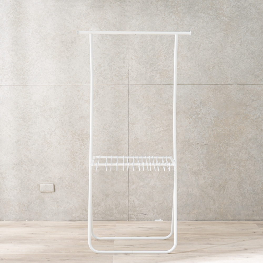 clothing storage rack, 潔淨白, large