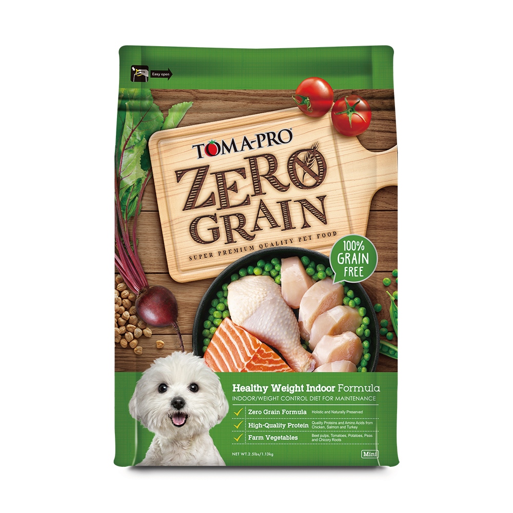 【優格】零穀 室內成犬飼料 雞肉 小顆粒 體重管理配方2.5磅, , large