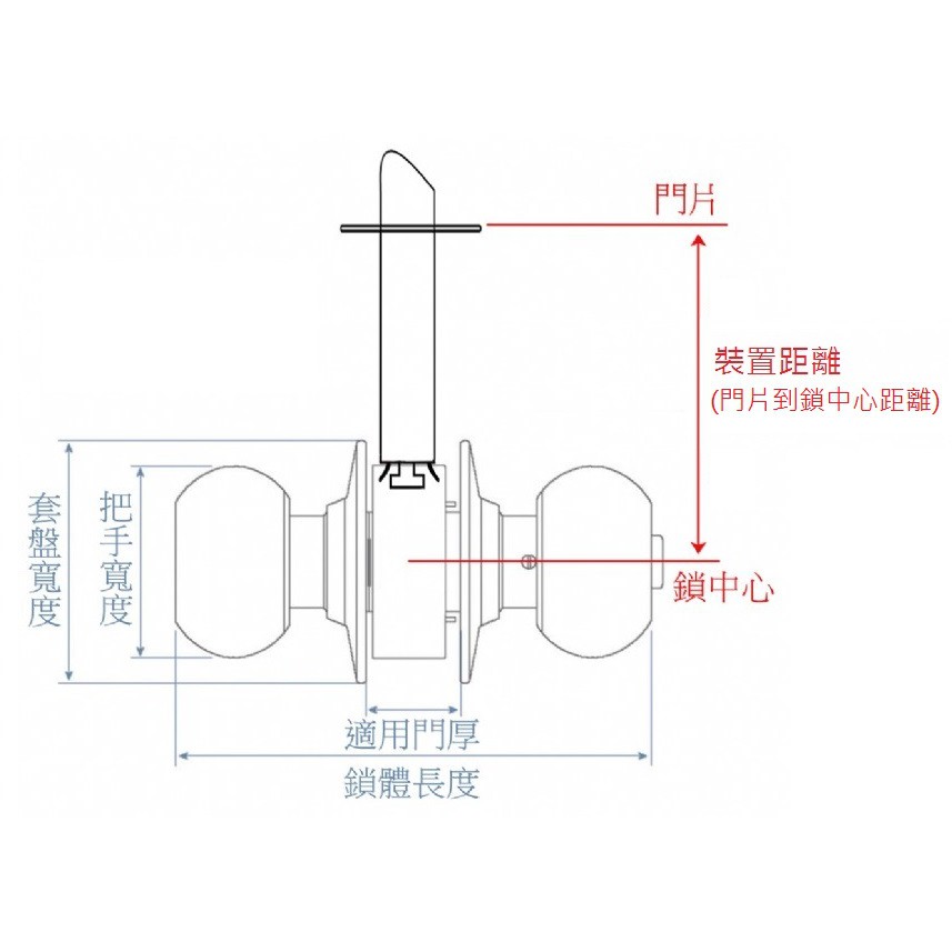 喇叭鎖 鋁門鎖 門鎖 幸福牌 1000型 喇叭鎖 房門鎖 LK1000 裝置距離60mm/85mm 圓柱型鎖玄關, , large