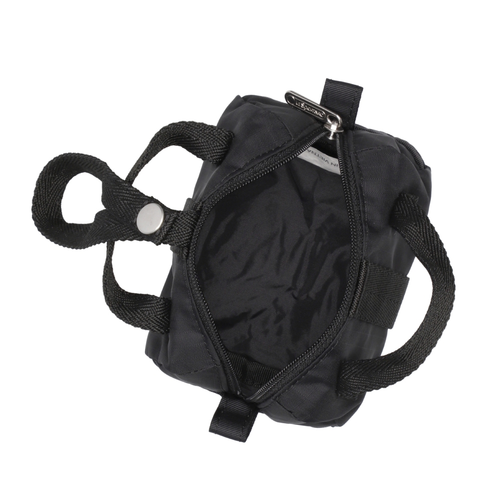 |快速出貨|Lesportsac MICRO ROLL CHARM 迷你圓筒包小吊掛飾零錢包 送禮-永恆黑, , large