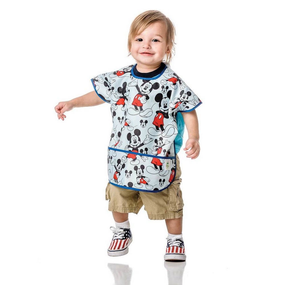 Bumkins 迪士尼防水短袖圍兜兜(多款可選), , large