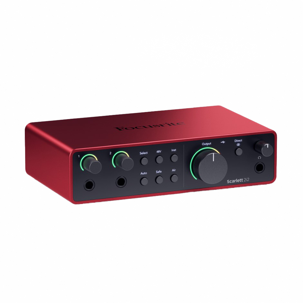 Focusrite Scarlett 2i2 Studio 錄音介面套裝組 第四代【敦煌樂器】, , large