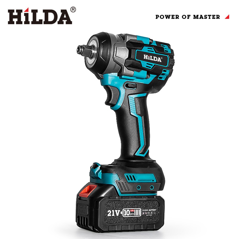 【HILDA】希爾達電動工具 21V 雙電 短軸無刷扳手機 HL21-SH2