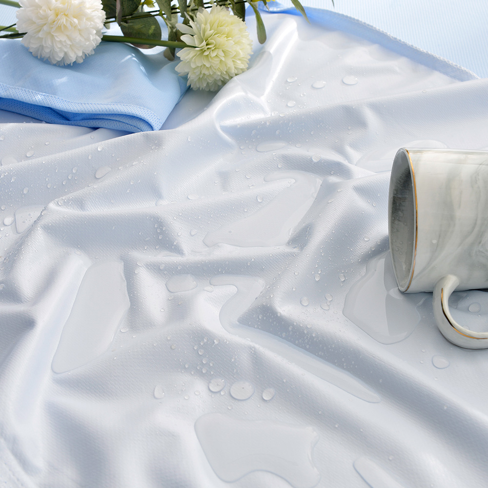 【FOCA】Ice Heart Blue | Professional nursing grade 100% ultra waterproof mattress protector - Double extra large, , large