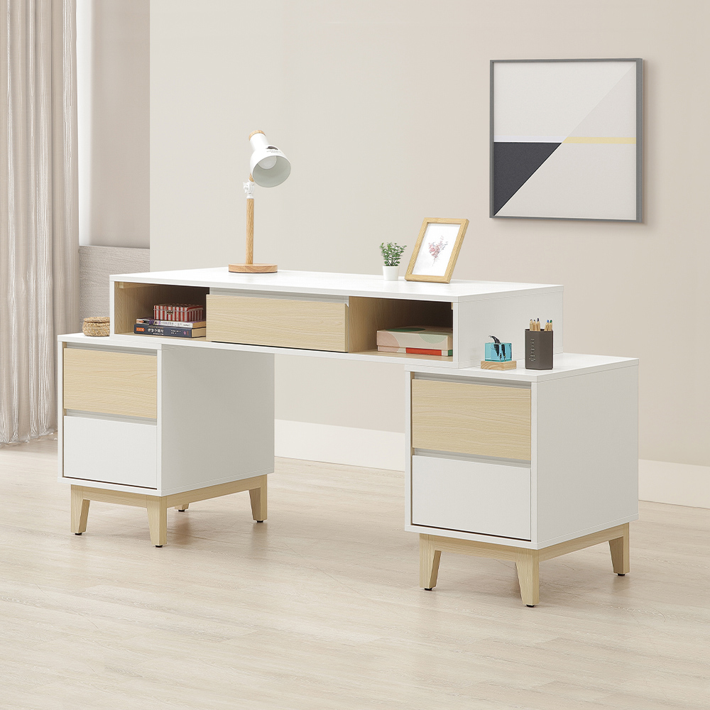 【唯熙傢俱】羅伊原木雙色抽屜櫃, , large