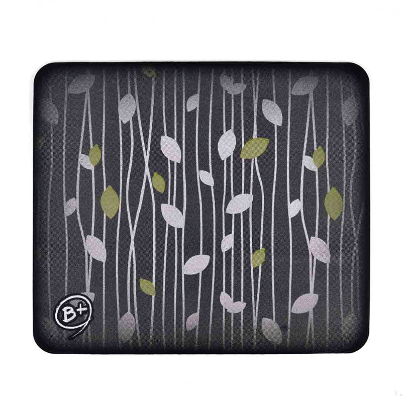 【Monster】 B+ Soft Diatomaceous Earth Absorbent Mat – Twin Leaf (45x40cm) – Green & Silver, , large