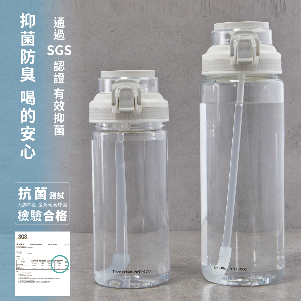 【伴佳家 】Tritan 彈蓋水壺580ml, , large