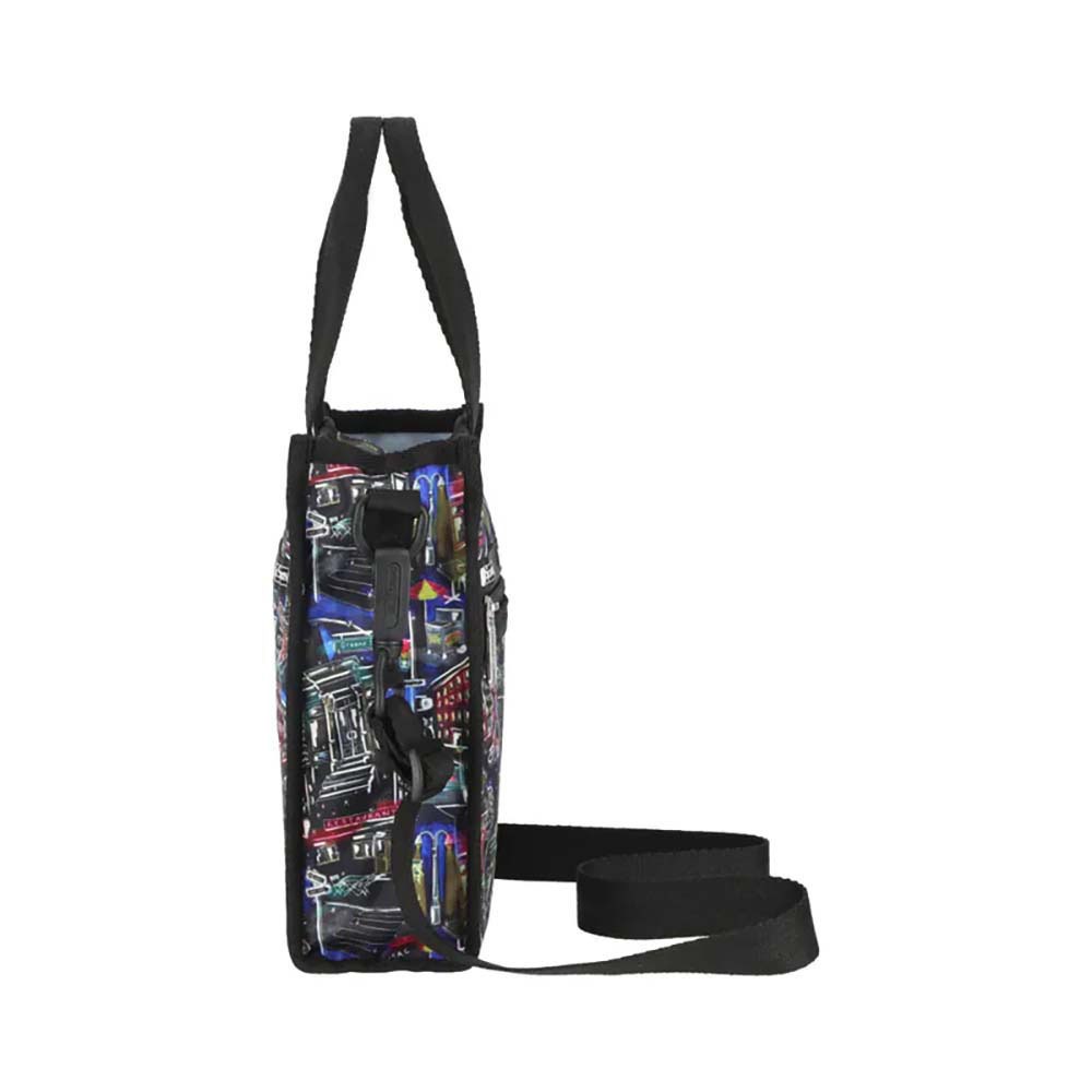 |快速出貨|Lesportsac Mini N/S Tote 日常輕便小方型托特包/ 冬日紐約夜景, , large
