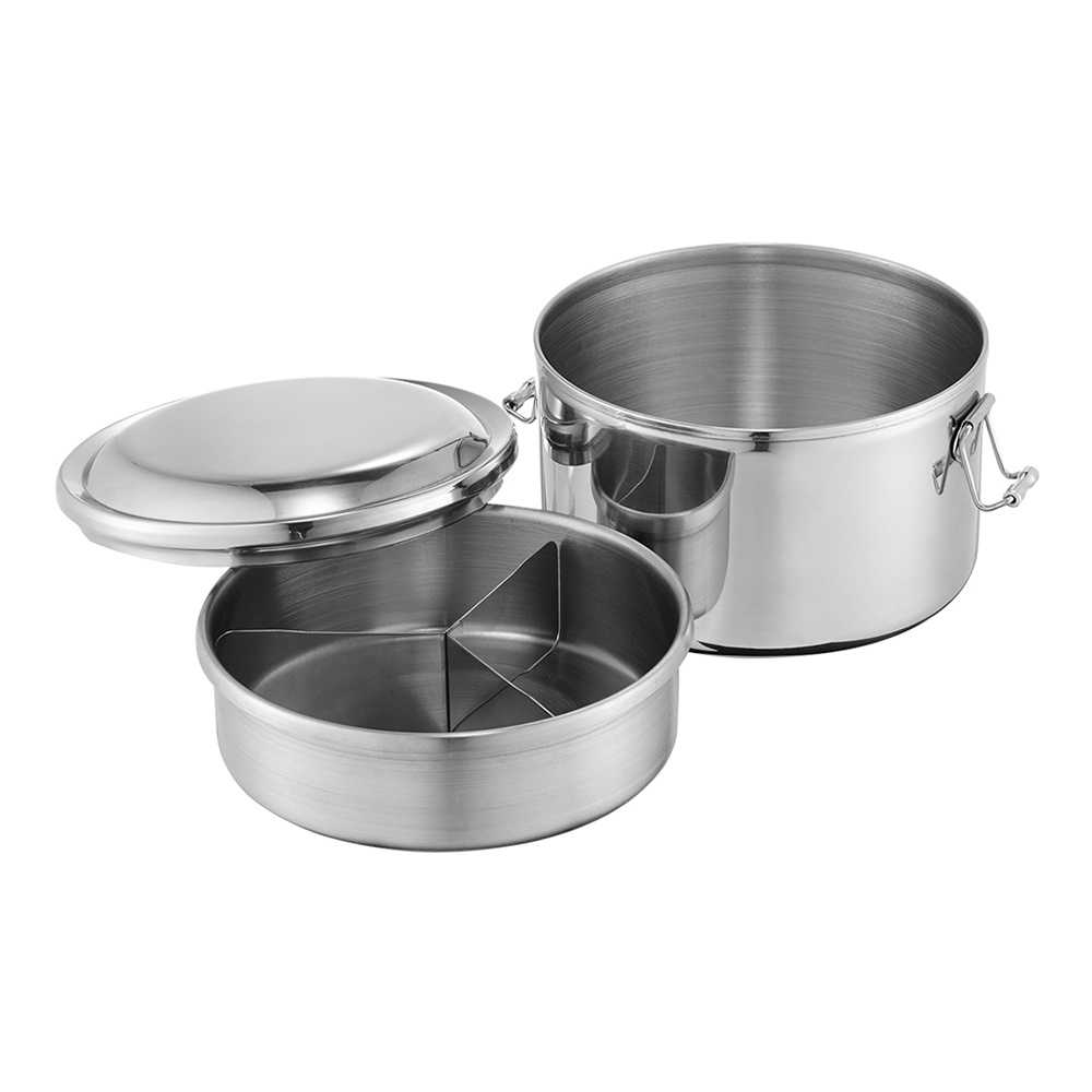 PERFECT 理想牌 極緻316不鏽鋼雙層圓形便當盒 16cm-Leidea樂德兒, , large