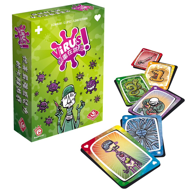 [桌遊愛樂事]病毒在跳舞, , large