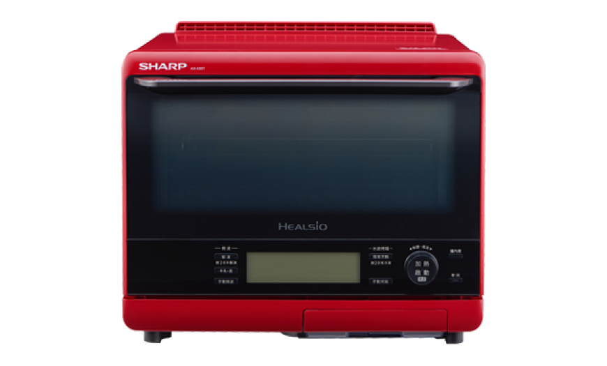 SHARP 夏普 31L 自動料理兼烘培水波爐(紅) AX-XS5T(R), , large