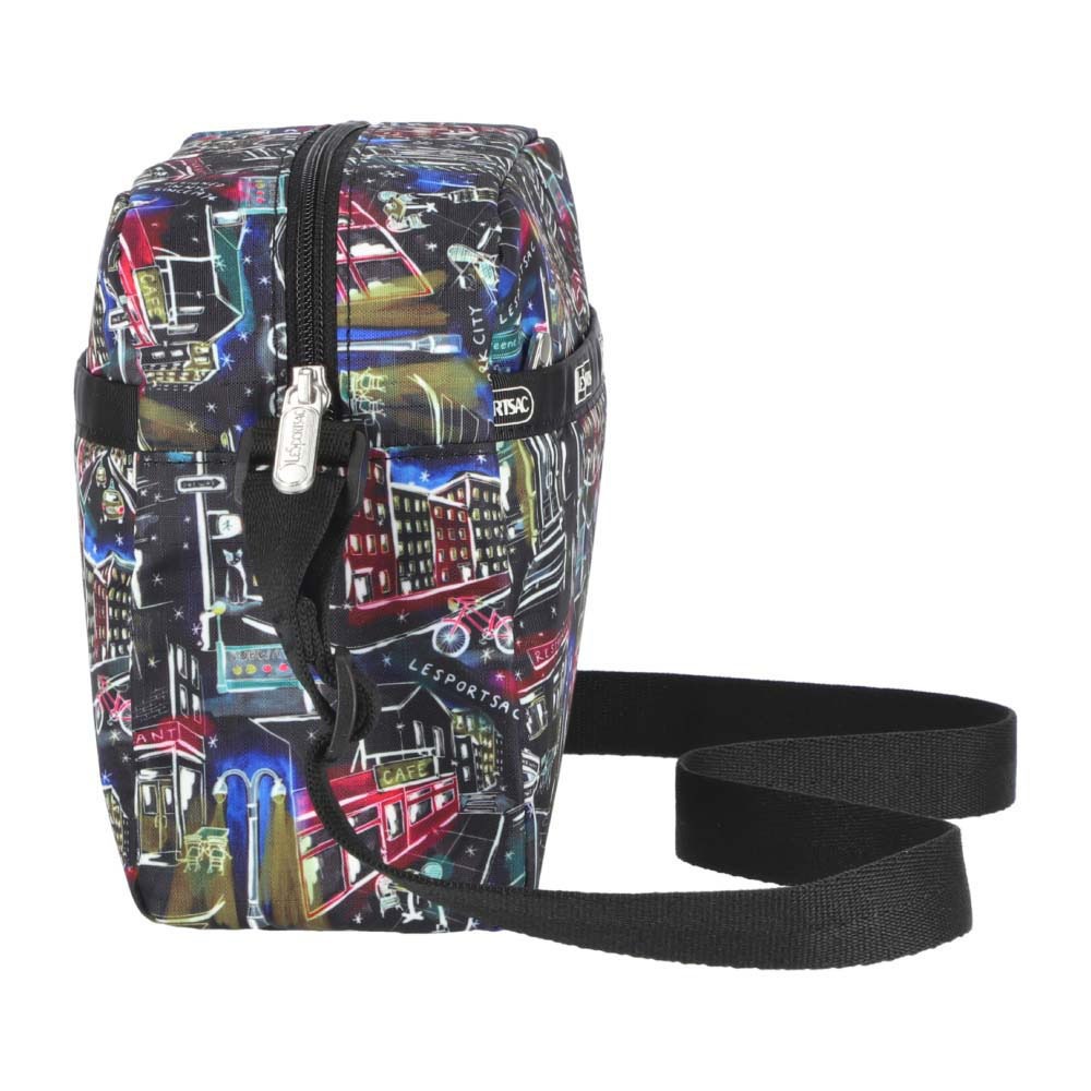 |快速出貨|Lesportsac Daniella Crossbody 都會時尚拉鍊側背包斜背包/ 冬日紐約夜景, , large