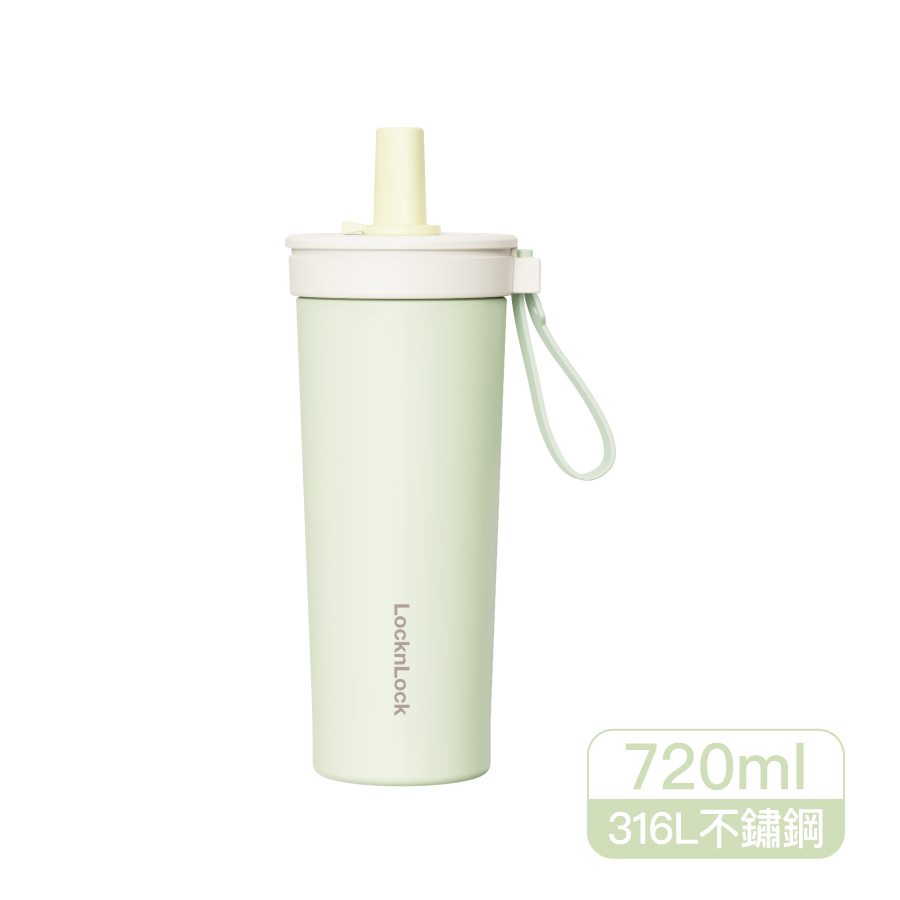 樂扣嚼對FUN飲不鏽鋼吸管杯720ml, , large