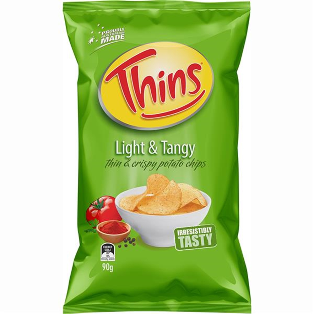 Thins Light and Tangy chips, , large