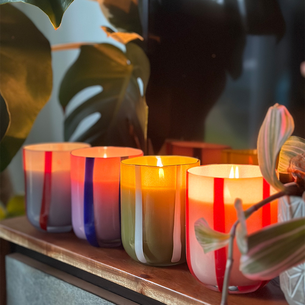 Atina Candle-Olive/White  Fresh Olive & Lemon, , large