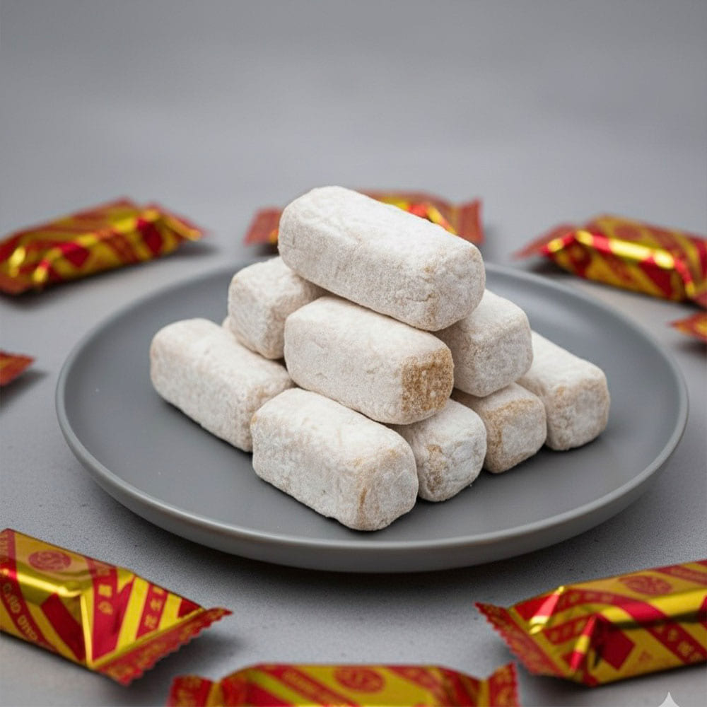 【百工】娃娃酥心糖、黑芝麻酥平均共12包(250g/包)(免運費), , large