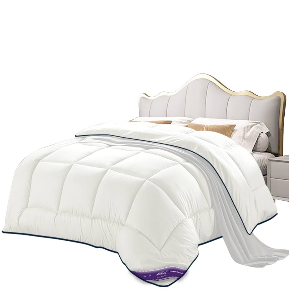 二入組【FlowerButterf 法蝶】天然拉絲黃金蠶絲被2.5Kg(棉被/被子/蠶絲被/四季被)(FB0008-W25), , large