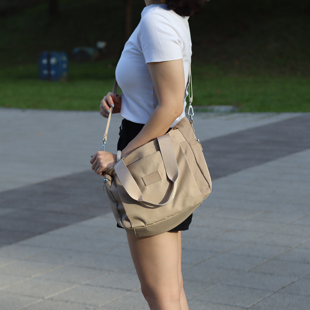 【MQ】FRIEDA Three-way multi-layer tote bag, , large