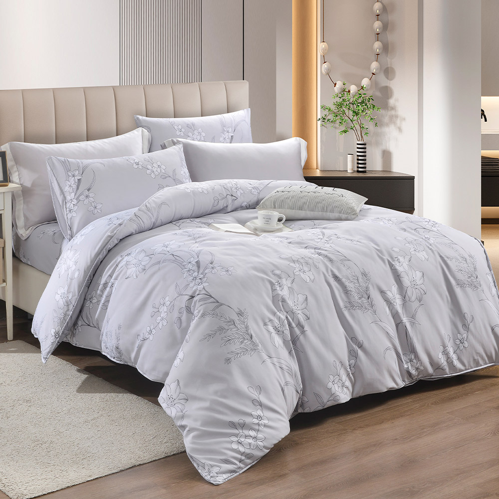 【FOCA】Lian Lian Feng Chen | 3M patented moisture wicking breathable antibacterial Tencel four-season quilt/cool quilt bed sheet set - single, , large